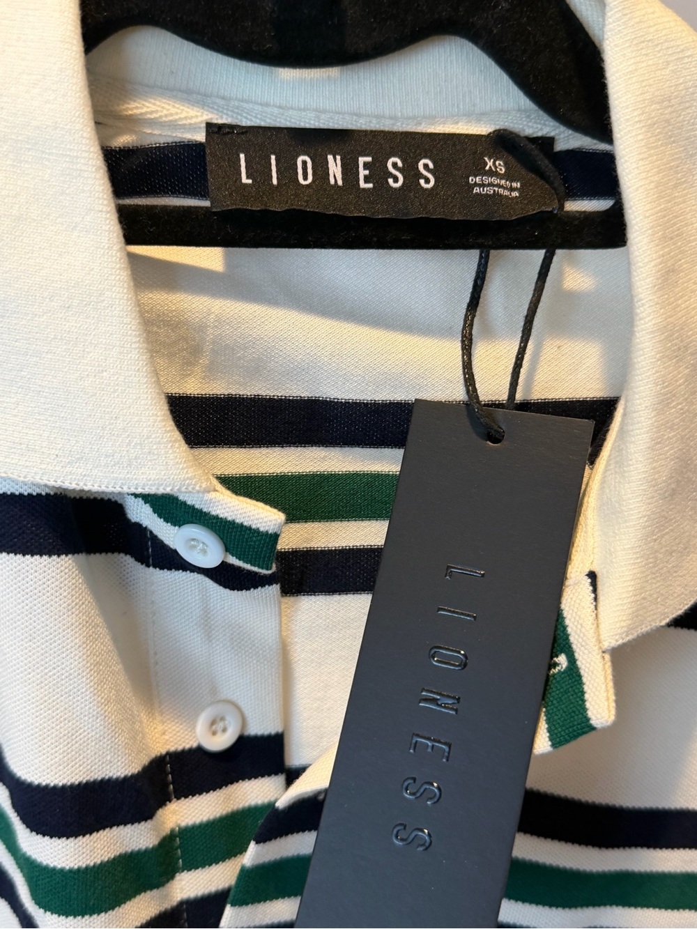 LIONESS Liesure Long Sleeve Top-Ivory Moss XS NWT - Picture 13 of 14
